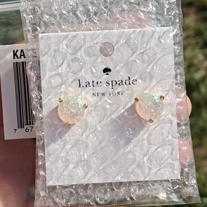 Kate spade Rise And Shine Glitter Studs (Opal glitter)